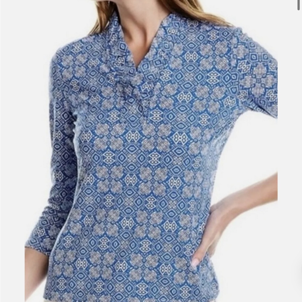 J. McLaughlin Durham Ruffle Top